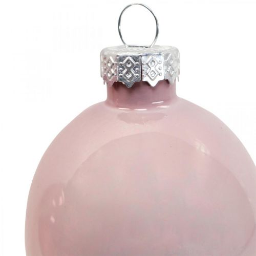 Floristik24 Deco Huevos de Pascua para colgar decoraciones de Pascua de vidrio rosa/verde 6 piezas