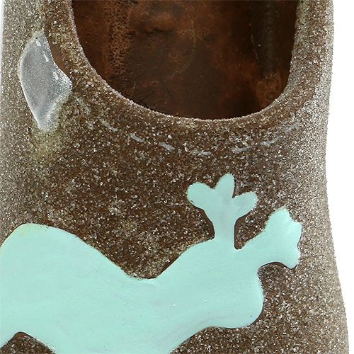 Artículo Pantuflas decorativas 9,5cm marrón 6ud