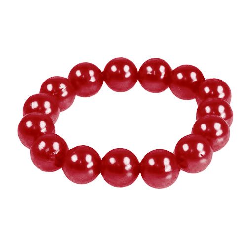 Floristik24 Cuentas decorativas rojas Ø8mm 250 piezas