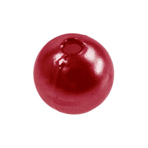 Artículo Cuentas decorativas rojas Ø8mm 250 piezas