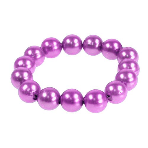 Cuentas decorativas Ø8mm violeta 250 piezas