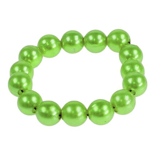 Floristik24 Abalorios decorativos verde manzana Ø8mm 250p