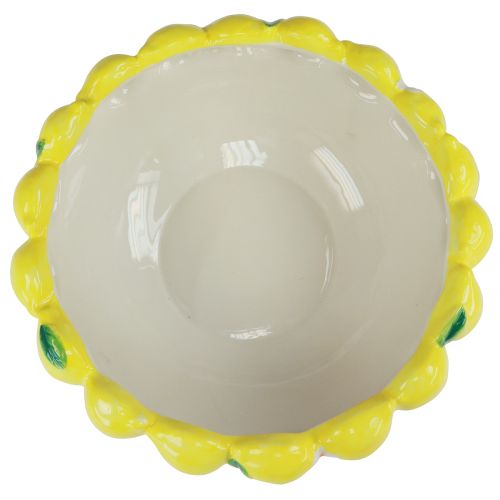 Artículo Cuenco decorativo frutero limón cerámica Ø30cm