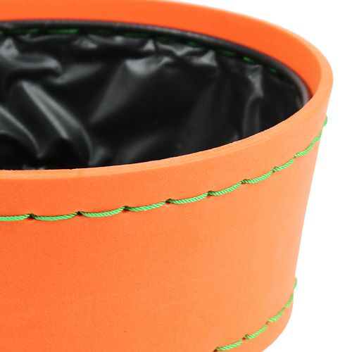 Floristik24 Cuenco decorativo naranja Ø20cm H9cm, 1pza