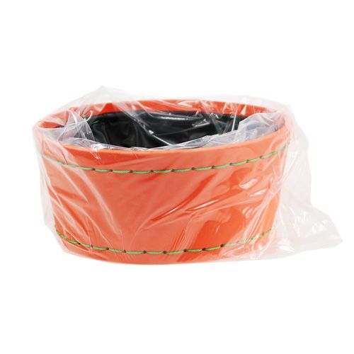 Floristik24 Cuenco decorativo naranja Ø20cm H9cm, 1pza
