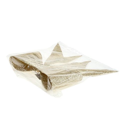 Floristik24 Deco lazo dorado, mica L31cm B32cm