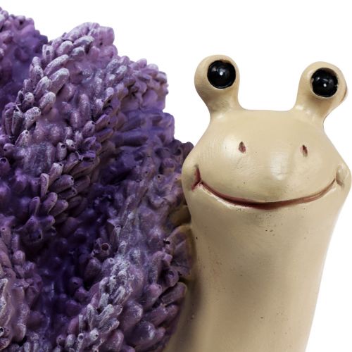 Artículo Caracoles decorativos figuras decorativas violeta beige lavanda 12cm 2ud