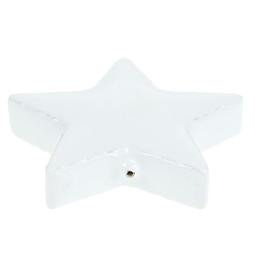 Artículo Deco estrellas para espolvorear blanco 4-5cm 72p