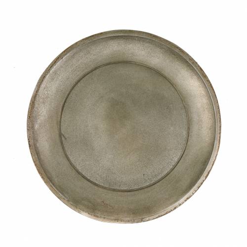 Floristik24 Deco placa madera champagne Ø32cm