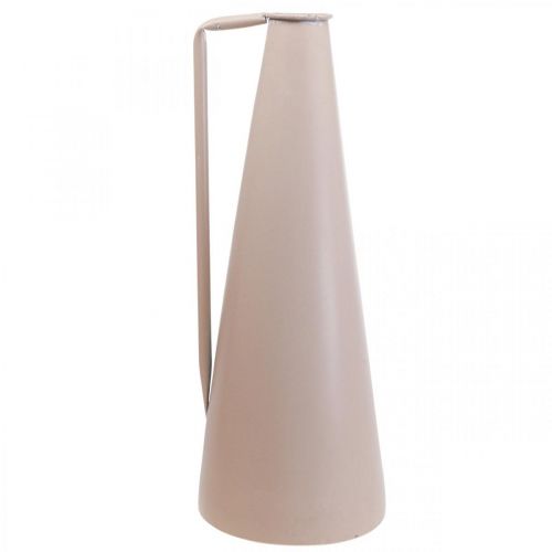 Artículo Jarrón decorativo metal jarro decorativo rosa cónico 15x14,5x38cm