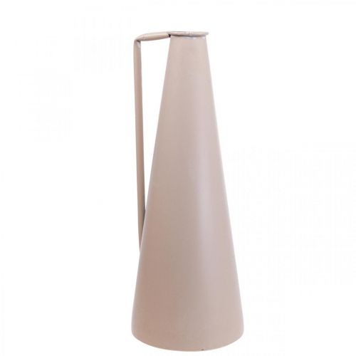 Artículo Jarrón decorativo metal jarro decorativo rosa cónico 15x14,5x38cm