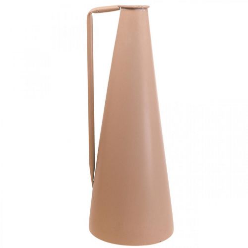 Artículo Florero decorativo mango metal florero suelo salmon 20x19x48cm