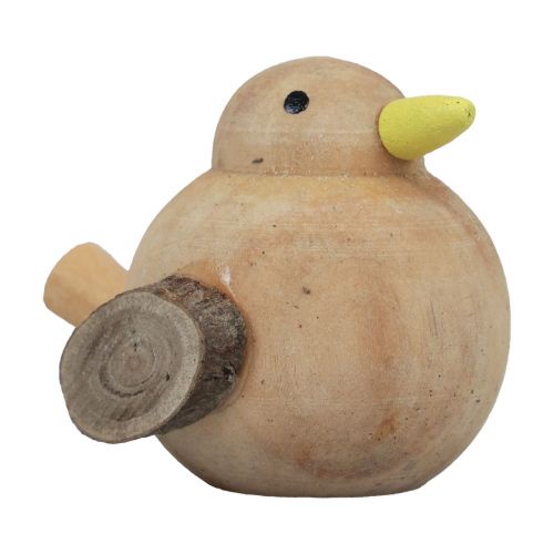 Floristik24 Pájaros decorativos pájaros de madera decoración de mesa primavera naturaleza 5cm 6 piezas