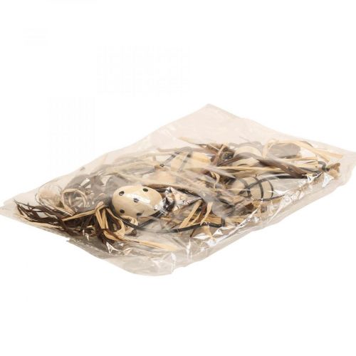 Artículo Pájaros decorativos para colgar negro/natural/óxido 8,5×7,5cm 6uds