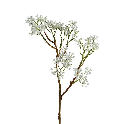Floristik24 Deco rama verde-blanca L43cm 4pcs