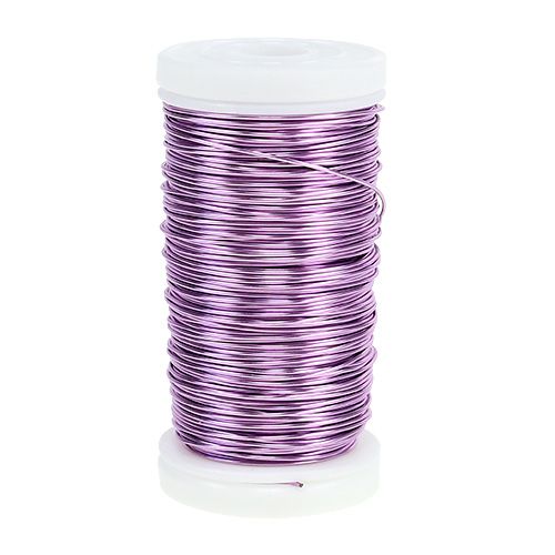 Floristik24 Hilo Esmaltado Deco Lavanda Ø0.50mm 50m 100g