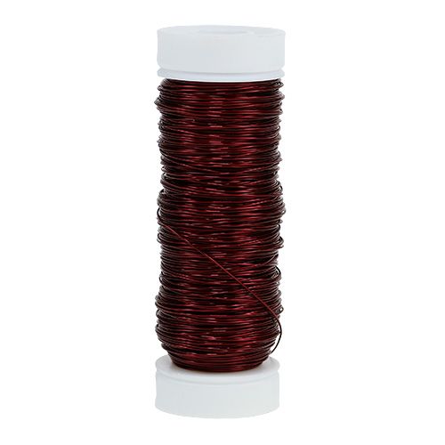 Hilo Esmalte Decorativo Ø0.30mm 30g/50m Burdeos