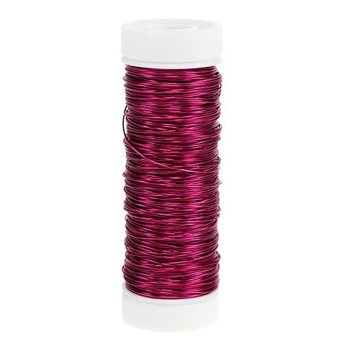 Artículo Hilo esmaltado decorativo Ø0,30mm 30g/50m rosa