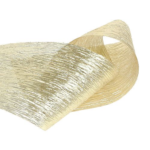 Floristik24 Cinta decorativa cinta de mesa oro 10cm 8m