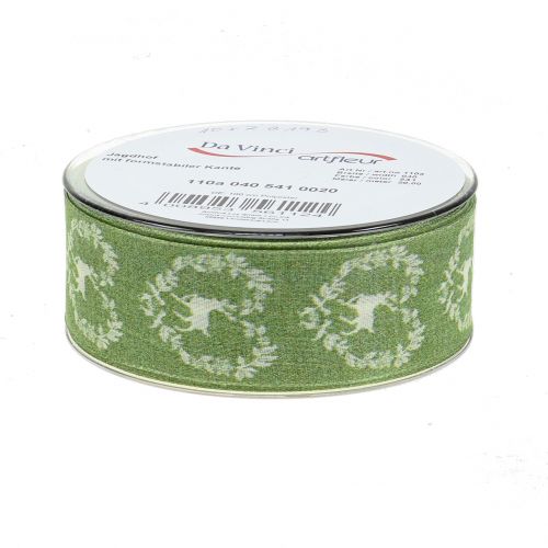 Artículo Cinta decorativa ciervo verde 40mm 20m