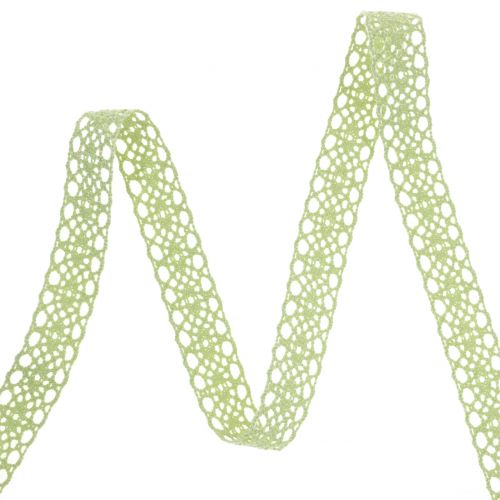 Artículo Cinta decorativa encaje verde 16mm 20m