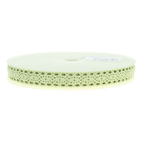 Artículo Cinta decorativa encaje verde 16mm 20m