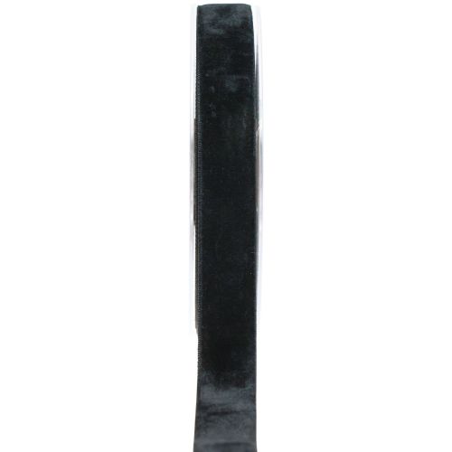 Cinta de terciopelo negra decorativa para regalo, 20 mm, 10 m
