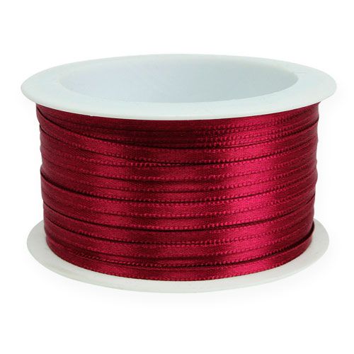 Floristik24 Cinta de regalo y decoración 3 mm x 50 m Erika