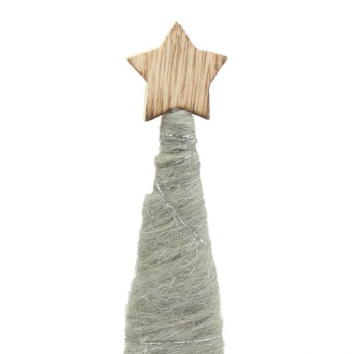 Floristik24 Felt Dreams Nature, blanco 33cm 3 piezas