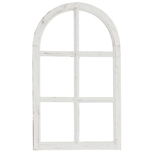 Floristik24 Ventana decorativa shabby chic ventana decorativa de madera blanca 40×70cm