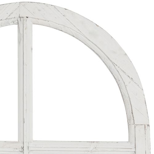 Floristik24 Ventana decorativa shabby chic ventana decorativa de madera blanca 40×70cm