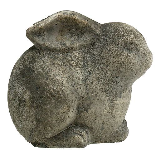 Floristik24 Figura para decorar conejito Tono gris 22cm x 15cm x 20,5cm