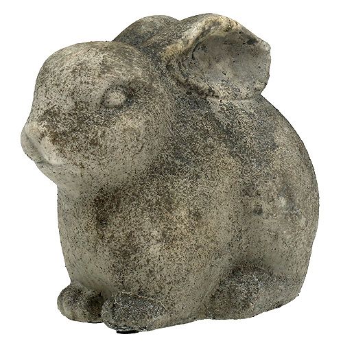 Floristik24 Figura para decorar conejito Tono gris 22cm x 15cm x 20,5cm
