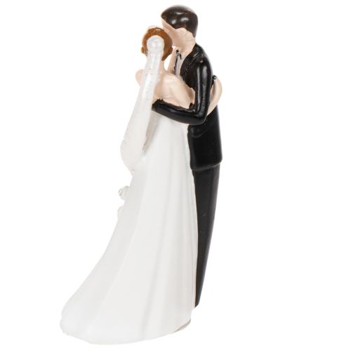 Figura decorativa de una pareja de recién casados, 10,5 cm. | Floristik24.es