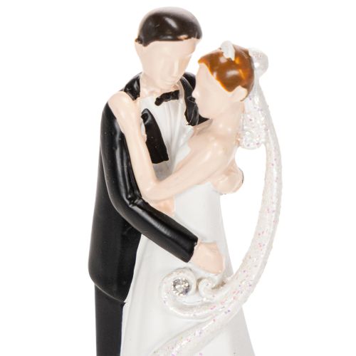 Figura decorativa de una pareja de recién casados, 10,5 cm. | Floristik24.es