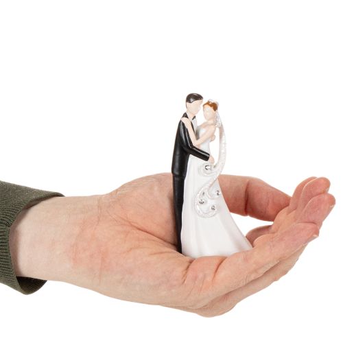 Figura decorativa de una pareja de recién casados, 10,5 cm. | Floristik24.es