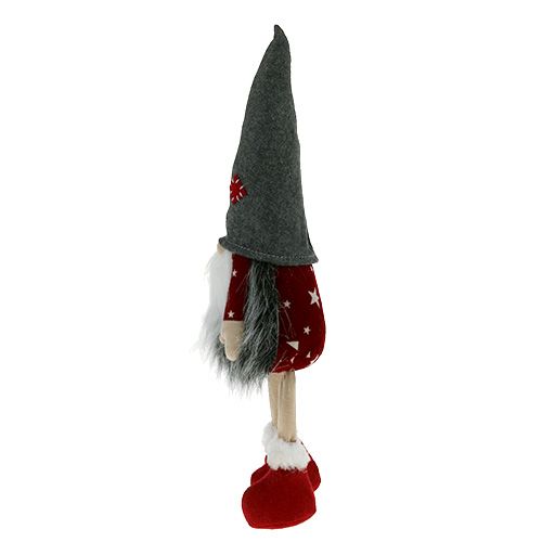 Floristik24 Figura para decorar hombrecito 37cm rojo-gris