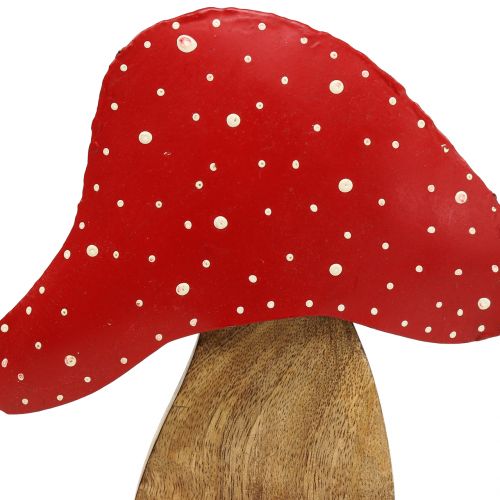 Floristik24 Figura decorativa toadstool nature, rojo 25cm