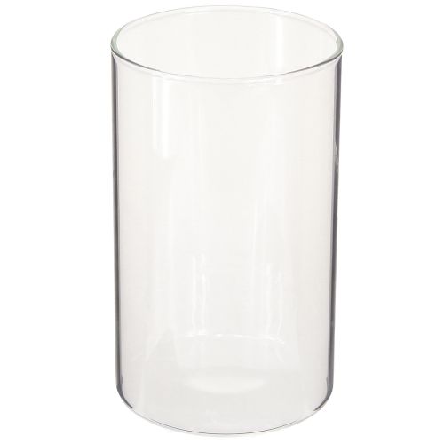 Artículo Jarrón de cristal decorativo, decoración de mesa, florero incoloro Ø9cm H15cm