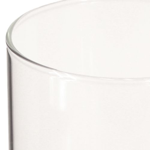 Artículo Jarrón de cristal decorativo, decoración de mesa, florero incoloro Ø9cm H15cm