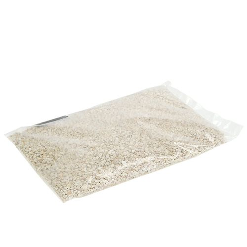 Artículo Piedras decorativas granulado crema decorativas 2mm - 3mm 2kg