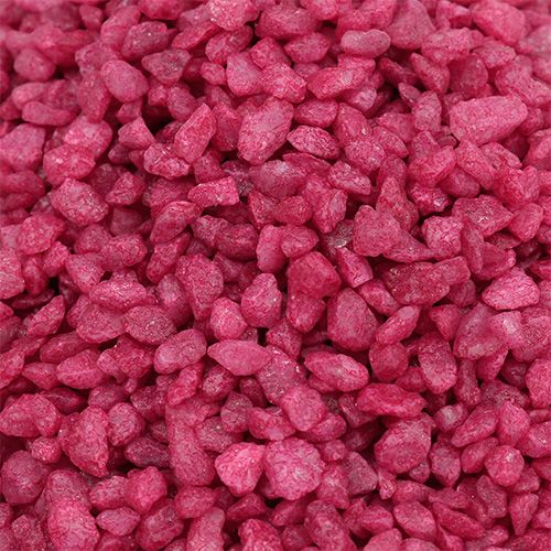 Floristik24 Granulado decorativo piedras decorativas fucsia 2mm - 3mm 2kg