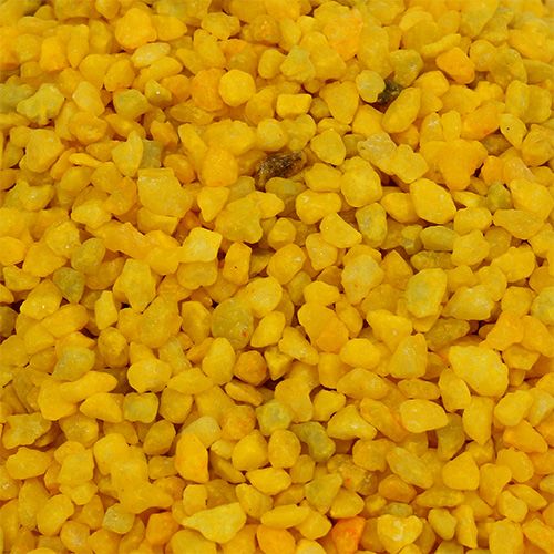 Artículo Piedras decorativas granuladas amarillas decorativas 2mm - 3mm 2kg