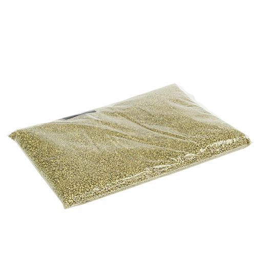 Artículo Granulado decorativo oro amarillo piedras decorativas amarillo 2mm - 3mm 2kg