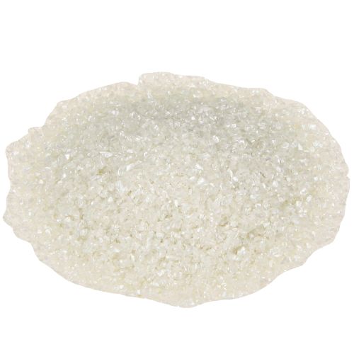 Gránulos decorativos, gránulos de vidrio, arena decorativa 1-2 mm, nácar, 2 kg