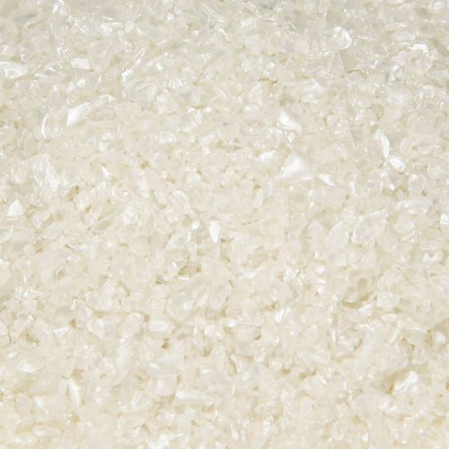 Artículo Gránulos decorativos, gránulos de vidrio, arena decorativa 1-2 mm, nácar, 2 kg