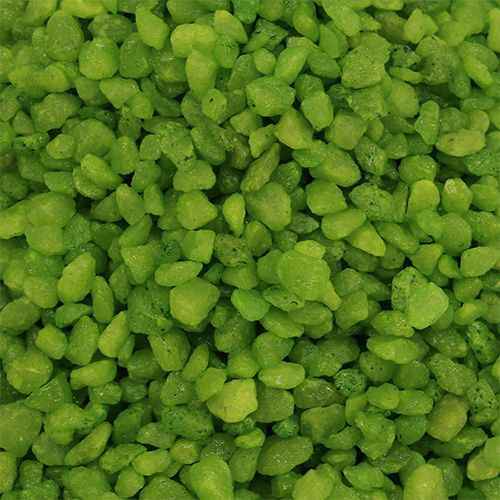 Artículo Piedras decorativas granuladas verdes decorativas 2mm - 3mm 2kg