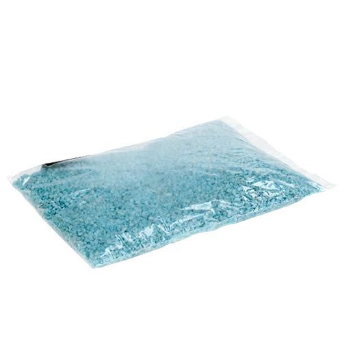Floristik24 Gránulos decorativos piedras decorativas azul claro 2mm - 3mm 2kg