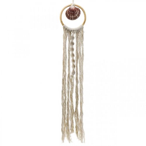 Floristik24 Percha decorativa marinera colgante concha decoracion macrame 45×11.5cm