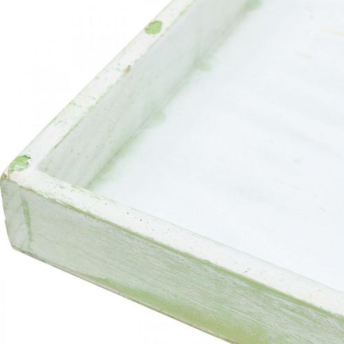 Floristik24 Bandeja para plantas, cuenco de madera, posavasos 30 × 30cm